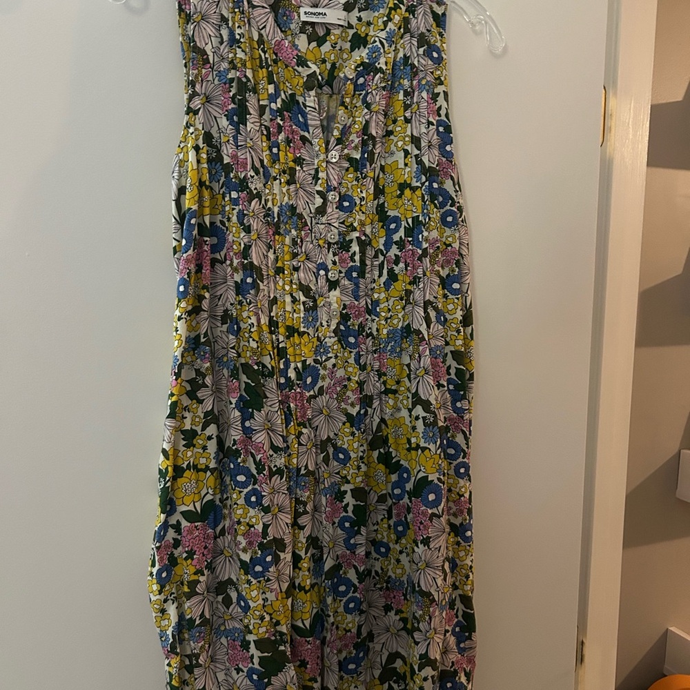 Sonoma Multicolor Floral Dress